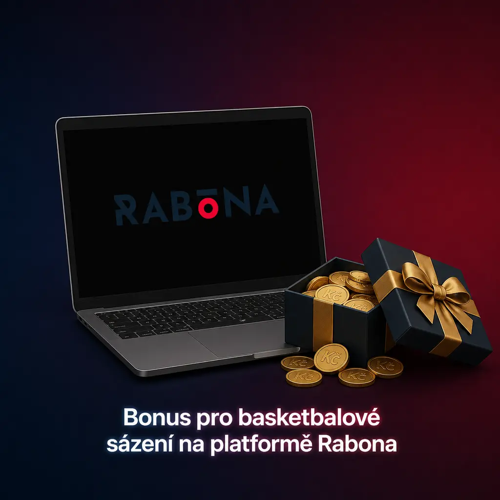 Uvítací bonus 100 % až 2 500 Kč na basketbalové sázení Rabona, včetně NBA a EuroLigy zápasů