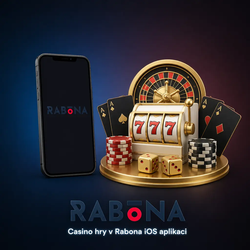 Casino hry v Rabona iOS aplikaci - automaty, stolní hry a živé casino od Evolution, NetEnt a dalších