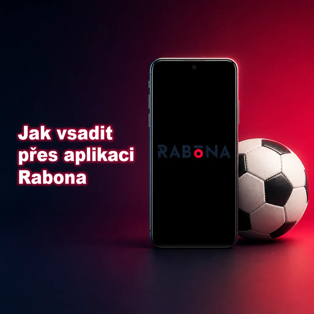 Návod, jak vsadit přes aplikaci Rabona – výběr zápasu, tipu a potvrzení sázkového tiketu v mobilu