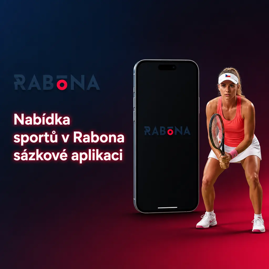 Nabídka sportů v Rabona aplikaci: fotbal, tenis, hokej a další sázkové možnosti LIVE i LINE