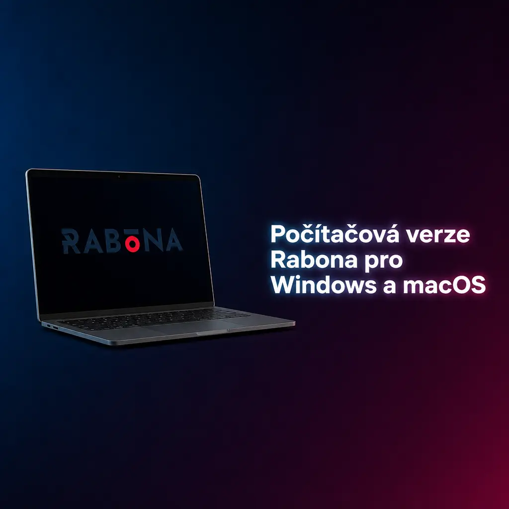 Počítačová verze Rabona pro Windows a macOS spuštěná v prohlížeči bez nutnosti stahování aplikace