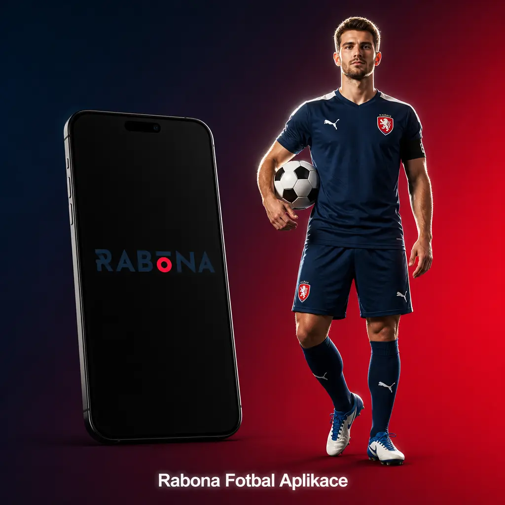 Mobilní aplikace Rabona pro sázení na fotbal s živými kurzy, cash out a notifikacemi na telefonu i tabletu.