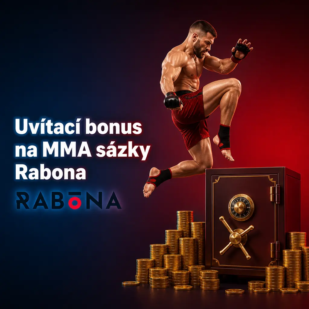 Uvítací bonus 100 % až 2 500 Kč na MMA sázky Rabona pro UFC, Oktagon, PFL a Bellator zápasy