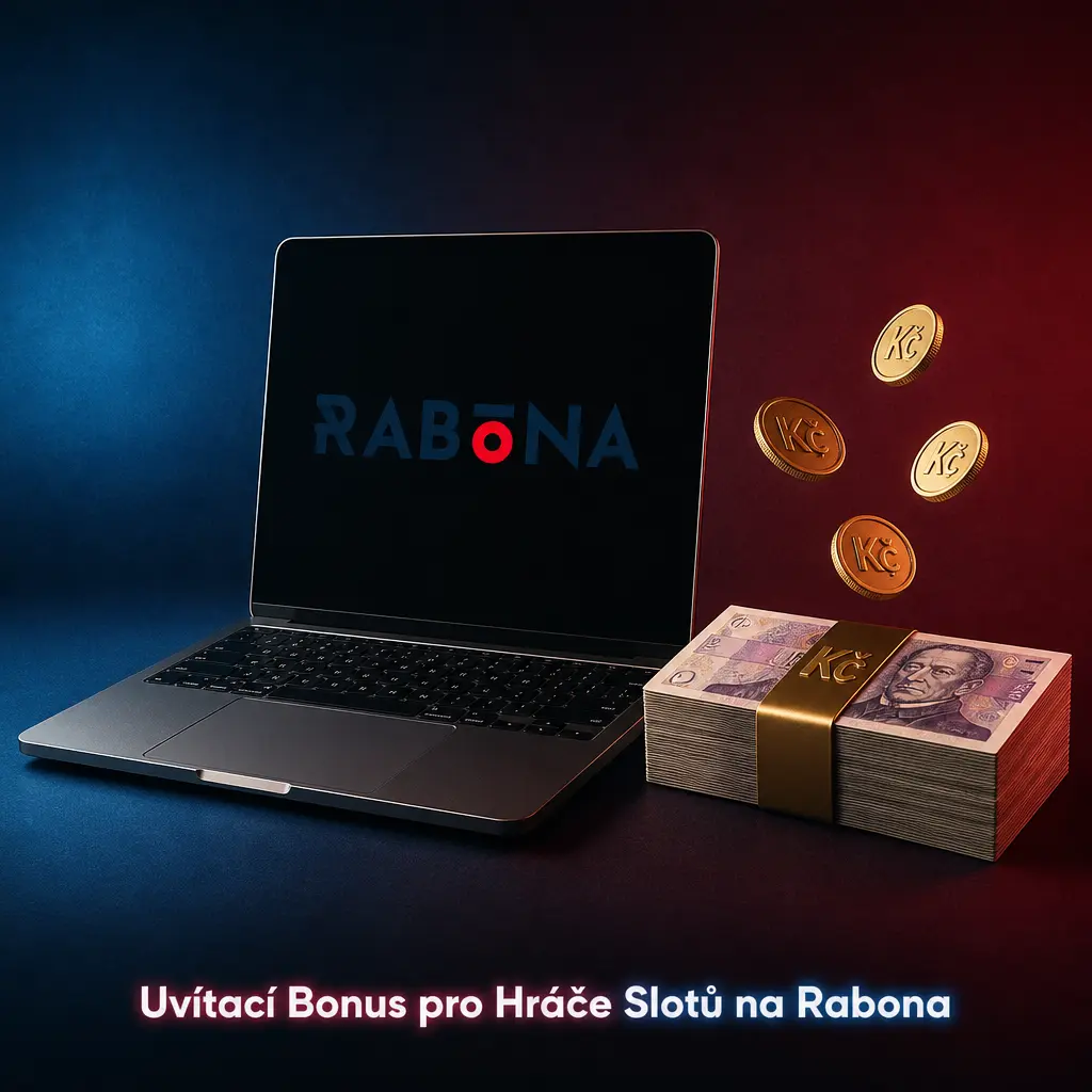 Uvítací bonus Rabona: 100 % až 12 500 CZK + 200 free spinů na sloty po první registraci a vkladu.